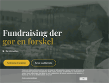Tablet Screenshot of fundraiseren.dk
